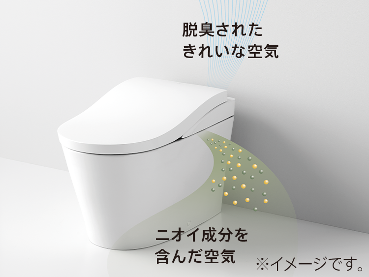 トイレ使用後に「きれい除菌水」を便座裏の先端部分にふきかけ、汚れをしっかり漂白