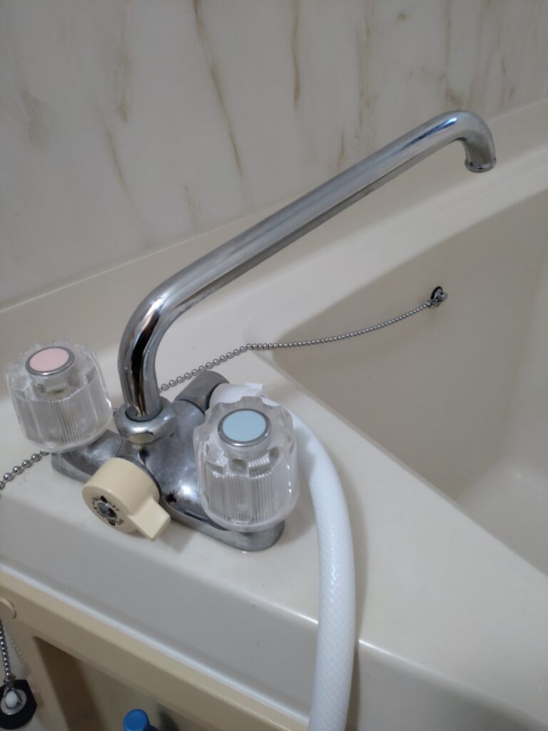 【カクダイ】152-206・水が止まらない!2ハンドル混合栓の取替