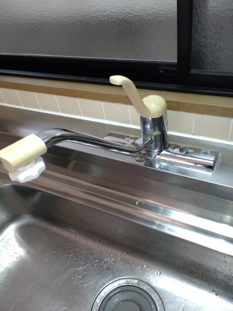 【JANIS】シングルレバー混合栓の水漏れ！【LIXIL】に取替