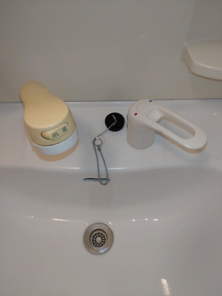 【LIXIL/INAX】SF-74S-MB/N88・洗面化粧台の蛇口修理